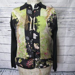 Balla Valentina Two Piece Cardigan Blouse Set